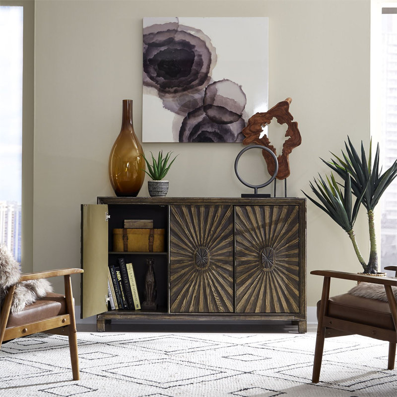  Buffet décoratif 3 portes 56 po Lorenzo, H 36 po x l 56 po x P 19 po