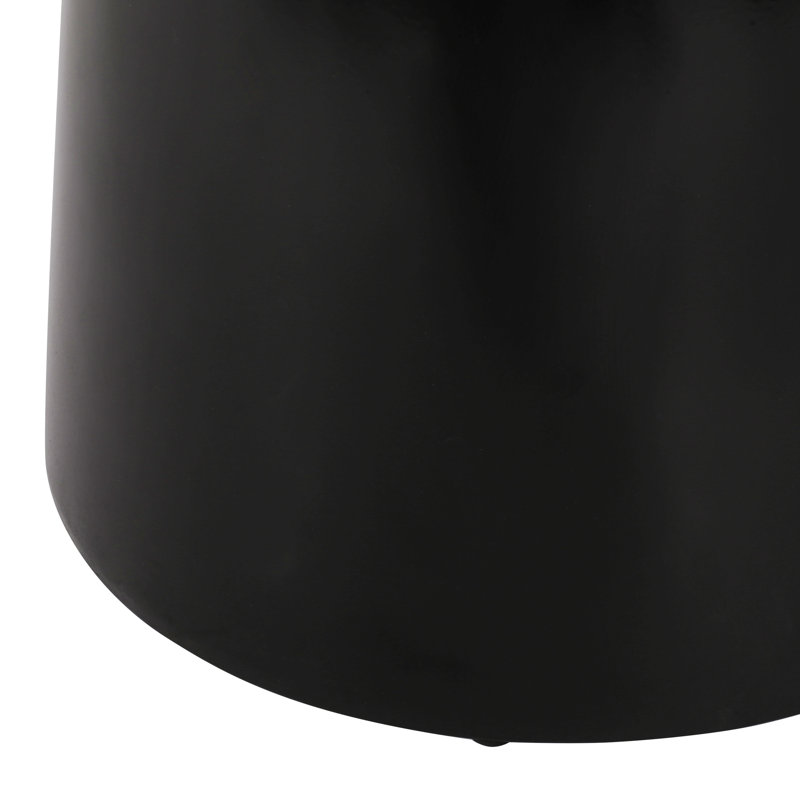 Table d'appoint Atira, Noir, noir, noir, noir