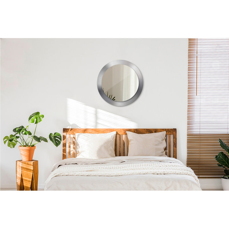 Huldar Glass Flat Wall Mirror