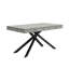 Extendable Metal Base Dining Table-1330830066
