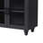 Farmhouse TV Stand With Tempered Glass Doors For Tvs Up To 70, Versatile Sideboard With Adjustable Shelves And Elegant Buffet Cabinet, Solid Wood Gourd-Shaped Legs For Living Room-1046525825