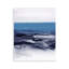 Aquarelle paysage sur plaque murale bleue, design par 1x