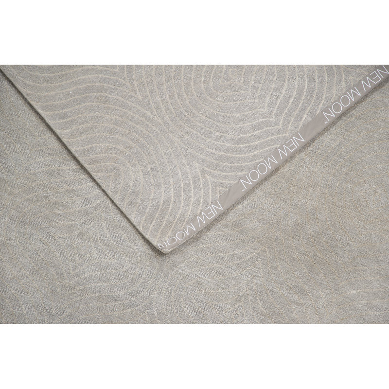 Celeste Geometric Area Rug in Quartz/Ivory, Rectangle 4' x 6'