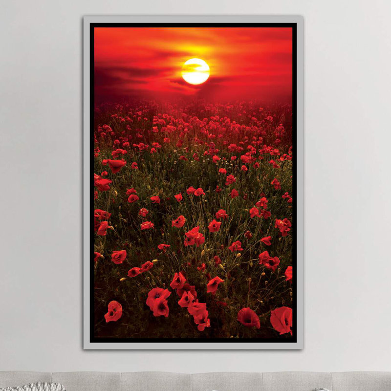 « chaleureux coucher de soleil » par marco carmassi-reproduction de photo, H 26 po x l 18 po x P 1,5 po
