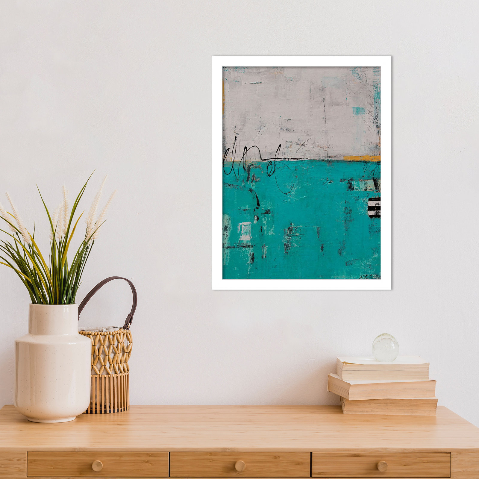 Urban Harmony Print by Erin Ashley, White, 17" H x 13" W