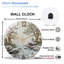 Horloge murale avec horloge murale 12 po
