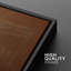 Mid-Century Modern Brown Abstract Polygon - ensemble de 2 reproductions sur toile flottantes-98554085-98554084