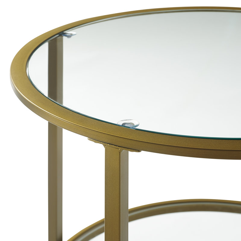 Eiffe End Table, Gold