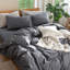 Ensemble de housse de couette 100% coton délavé MooMee-109236629-111220333