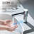 Circular Touchless Bathroom Faucet with Pop-Up Drain — Plug-In or Battery Powered-128910432