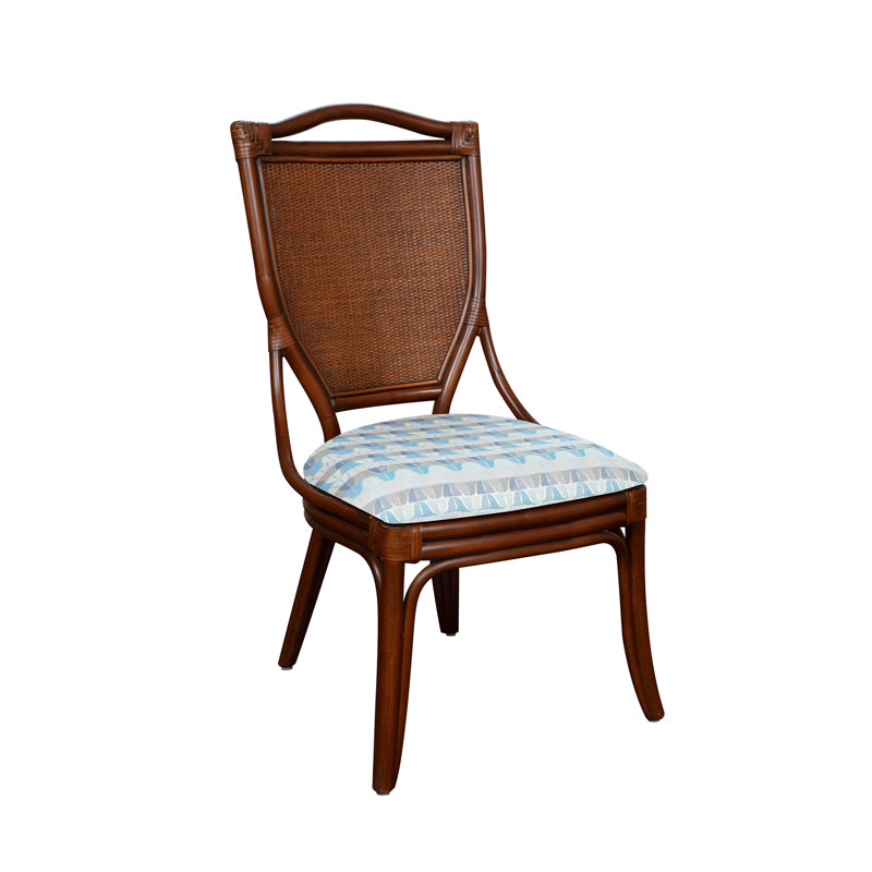 Chaise d'appoint Damontrio, Turquoise Klein, Terre de Sienne