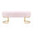 Bama Soft Velvet Bench with Golden Legs-1110111065