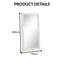 Solid Wood Rectangle Wall Mirror-2146144668