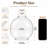 1.65'' Opening Glass Globe Candelabra Shade