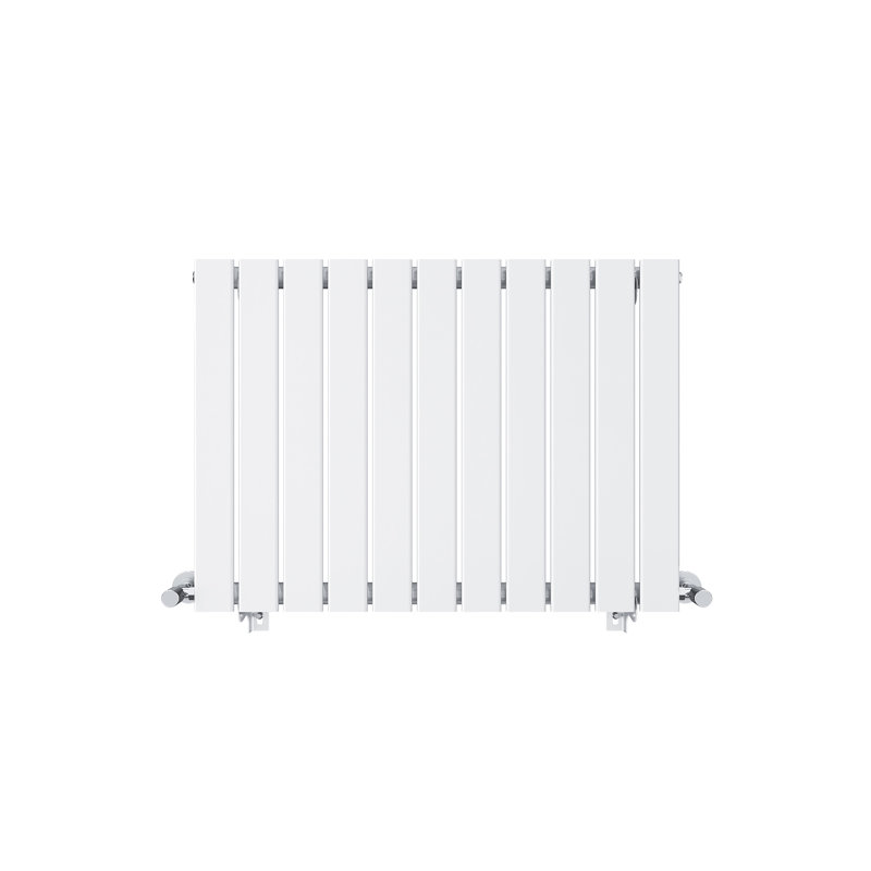 Sydnee Horizontal Designer Radiator, White, 60cm H x 83.6cm W x 4.9cm D