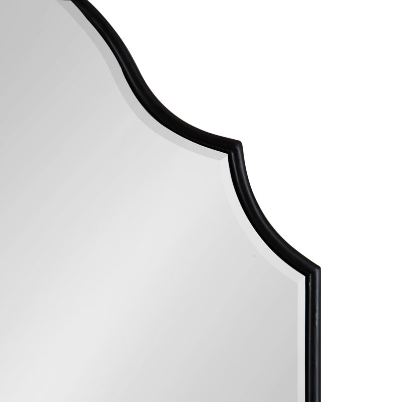 Aleeza Arch Mirror, Black, 36" x 24"