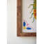Ensemble de quatre peintures encadrées