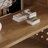 Walnut Half-circle Solid Wood desks-108057902