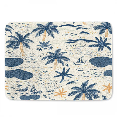 Tapis de bain Tropical Beach