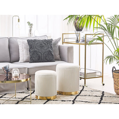 Gadsden 2 Piece Dressing Table Stool Set