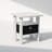 Tidur Bedside Table Nightstand with Bin Drawer-1617442767-1617442761