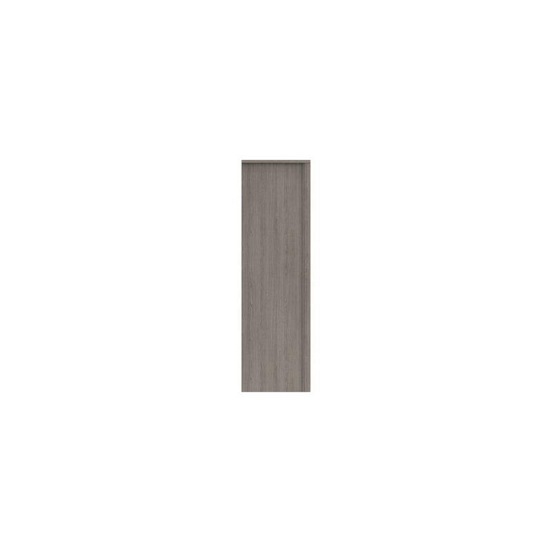 Colville 2 Door Manufactured Wood Wardrobe, Grey Oak/Graphite Gloss