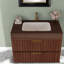 Meuble-lavabo moderne (avec meuble-lavabo et lavabo) avec rangement