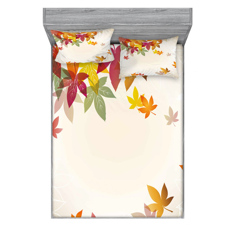 Microfiber Sheet Set, Queen Sheet Set with Fitted Sheet