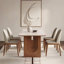 Nordic style simple rectangular dining table sets