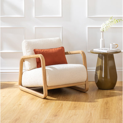 Chaise avec accoudoirs carrés Hanabury