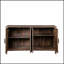 Armoire avec 4 portes et 4 tablettes ouvertes, armoire de rangement autoportante pour plancher de plancher