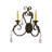 19"W Josephine 2 LT Wall Sconce