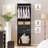 79" Closet Storage System, Wardrobe With Storage Compartments, Drawers And Hanging Zone-1866959814
