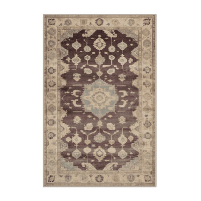 Tapis brun lavable à la machine