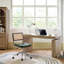 Chaise de bureau pivotante en similicuir Ayris-671295143
