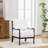 Accent Chair With Turned Wood And Solid Frame-1731412529