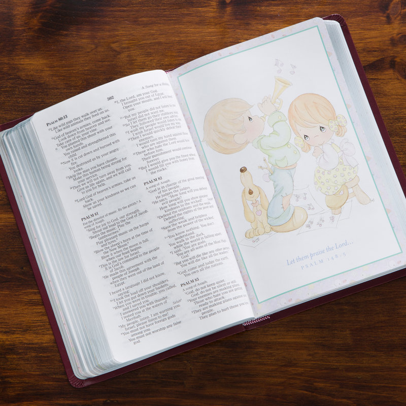 Burgundy Bible Coffee Table Book, Yes