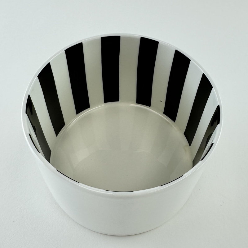 Porte-bougie en porcelaine tendre pour table