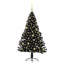 4.92' H Lighted Artificial Christmas Tree-692144264-692139111-692141390