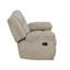 Fauteuil inclinable en velours côtelé beige
