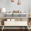 Panier en tissu «Love, Live, Laugh»