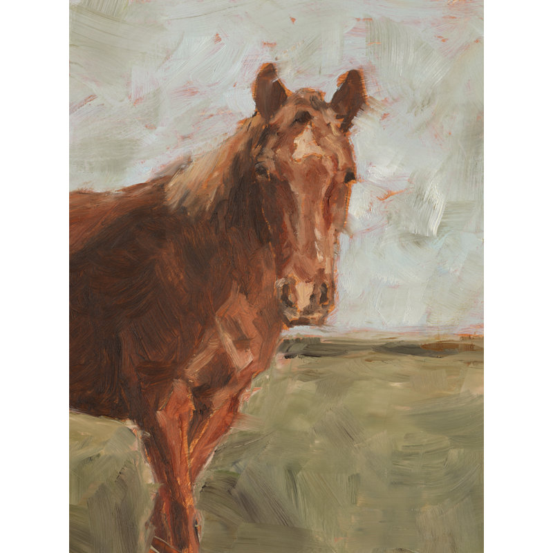 Out Grazing II 1 Piece Wrapped Canvas Wall Art, 46 cm H x 30 cm W
