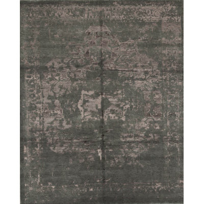 Windsom Hand Woven Silk and Wool Oriental Area Rug