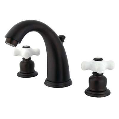 Robinet de salle de bain espacé avec ensemble de drain English Country