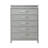 Oxford California King Upholstered Bed, Dresser & Mirror, Chest Bedroom Set-2008119847-2008119844