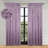  Leaves Pattern Machine Washable 100% Polyester Black Out Curtains with Back Tabs-103688501-103688498