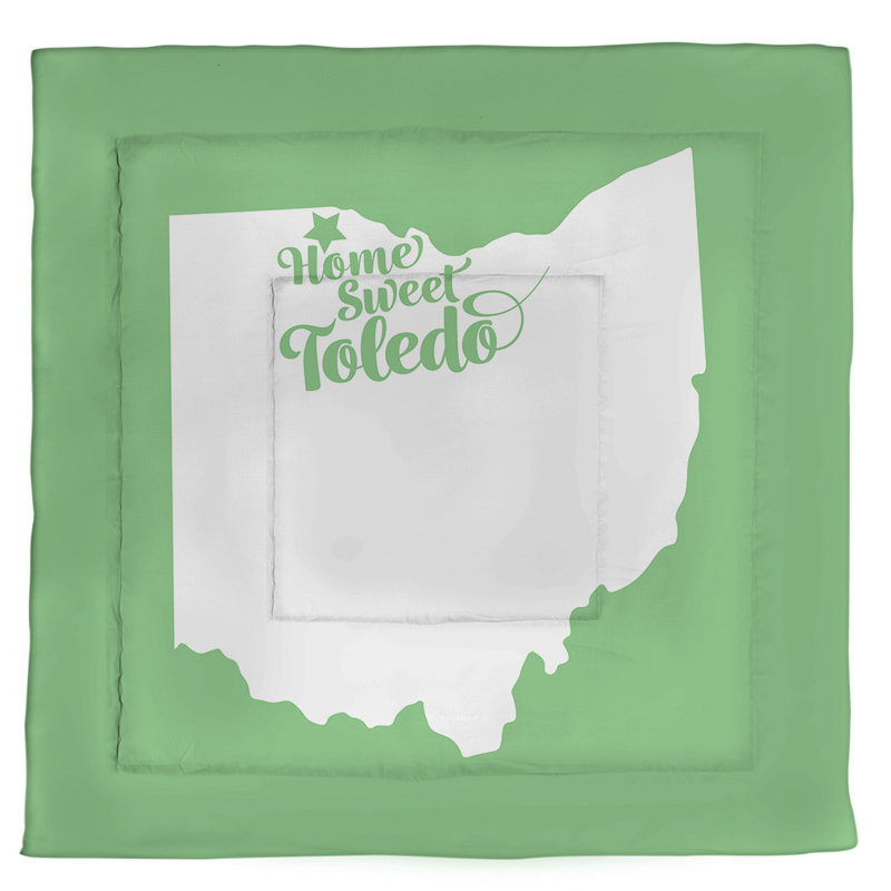 Ohio Polyester Comforter, Green