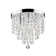 Cheyan 5-Light 11" Crystal Chandelier Ceiling Light Fixture with Flush Mount