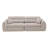 Chenille Striped Compression Sofa with 2 pillows-377285015