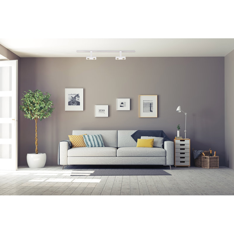 24 Watt 36 Degree Beam Angle Dual Pipe Track Head, White 